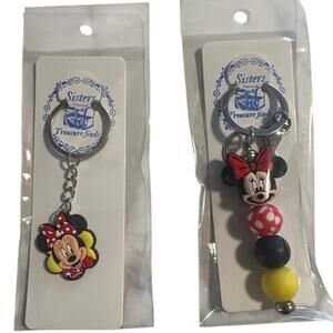 Minnie Mouse Key Chain and Bag Charm. Home Made and Brand New